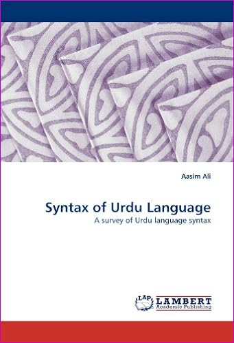 Amazon Com Syntax Of Urdu Language A Survey Of Urdu Language - 